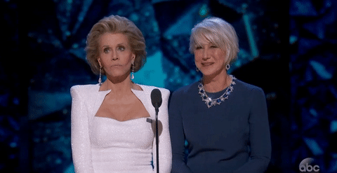 Jane Fonda and Helen Mirren Oscars 2018